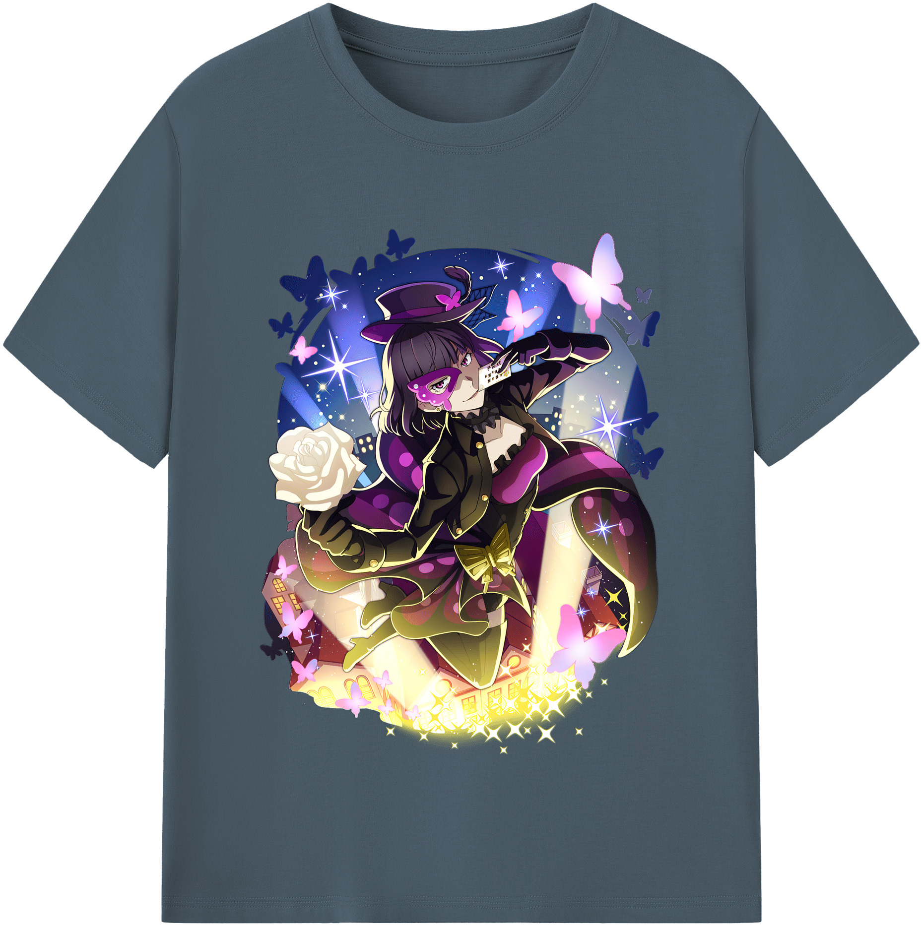 （画像用） 文豪ストレイドッグス Bungo Stray Dogs 綿100％半袖Tシャツ（フロントプリント）